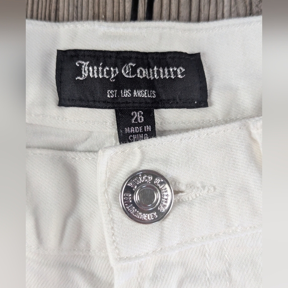 Juicy Couture Size 26 White Relaxed Jeans - Picture 5 of 13